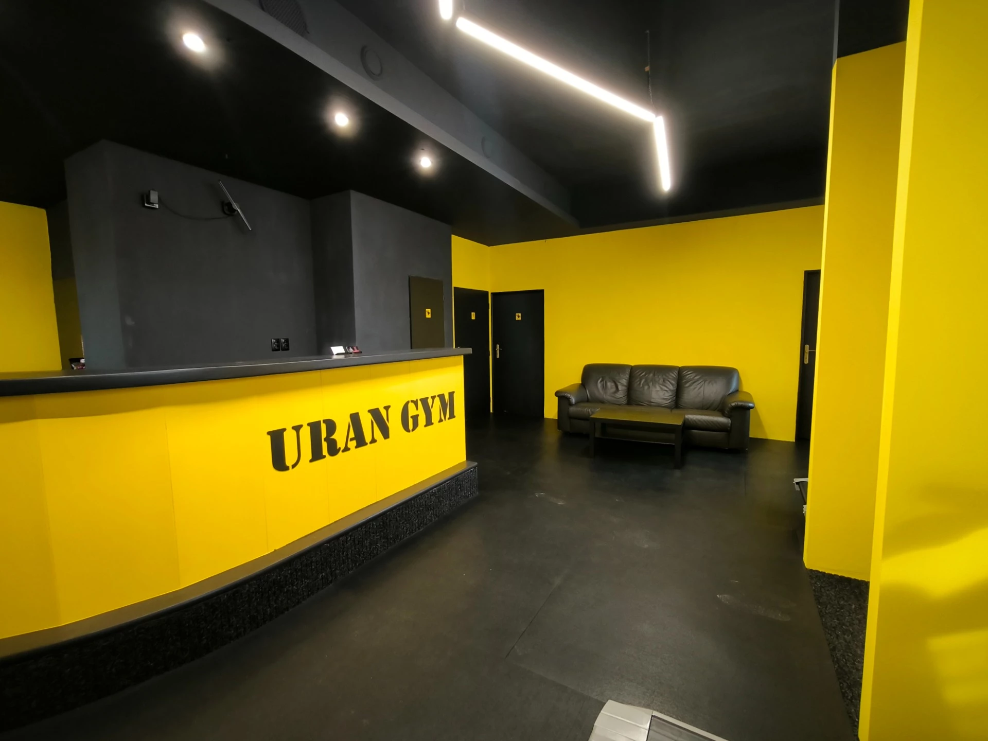 Recepce a vstup do Uran Gymu